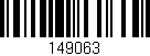 Código de barras (EAN, GTIN, SKU, ISBN): '149063'