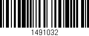 Código de barras (EAN, GTIN, SKU, ISBN): '1491032'