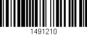 Código de barras (EAN, GTIN, SKU, ISBN): '1491210'