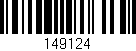 Código de barras (EAN, GTIN, SKU, ISBN): '149124'