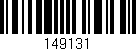 Código de barras (EAN, GTIN, SKU, ISBN): '149131'