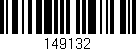 Código de barras (EAN, GTIN, SKU, ISBN): '149132'