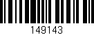 Código de barras (EAN, GTIN, SKU, ISBN): '149143'
