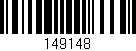 Código de barras (EAN, GTIN, SKU, ISBN): '149148'