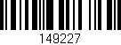 Código de barras (EAN, GTIN, SKU, ISBN): '149227'