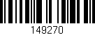 Código de barras (EAN, GTIN, SKU, ISBN): '149270'