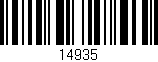 Código de barras (EAN, GTIN, SKU, ISBN): '14935'