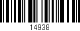 Código de barras (EAN, GTIN, SKU, ISBN): '14938'