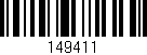 Código de barras (EAN, GTIN, SKU, ISBN): '149411'