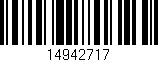 Código de barras (EAN, GTIN, SKU, ISBN): '14942717'