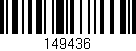 Código de barras (EAN, GTIN, SKU, ISBN): '149436'