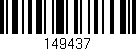 Código de barras (EAN, GTIN, SKU, ISBN): '149437'