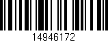 Código de barras (EAN, GTIN, SKU, ISBN): '14946172'