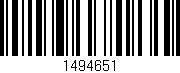 Código de barras (EAN, GTIN, SKU, ISBN): '1494651'