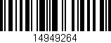 Código de barras (EAN, GTIN, SKU, ISBN): '14949264'