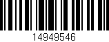 Código de barras (EAN, GTIN, SKU, ISBN): '14949546'