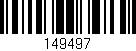 Código de barras (EAN, GTIN, SKU, ISBN): '149497'