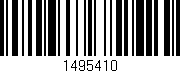 Código de barras (EAN, GTIN, SKU, ISBN): '1495410'