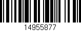Código de barras (EAN, GTIN, SKU, ISBN): '14955877'