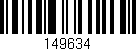Código de barras (EAN, GTIN, SKU, ISBN): '149634'