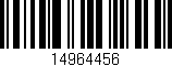 Código de barras (EAN, GTIN, SKU, ISBN): '14964456'