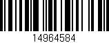 Código de barras (EAN, GTIN, SKU, ISBN): '14964584'