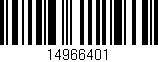 Código de barras (EAN, GTIN, SKU, ISBN): '14966401'