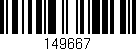 Código de barras (EAN, GTIN, SKU, ISBN): '149667'