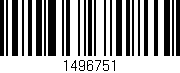 Código de barras (EAN, GTIN, SKU, ISBN): '1496751'