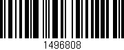Código de barras (EAN, GTIN, SKU, ISBN): '1496808'