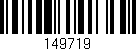Código de barras (EAN, GTIN, SKU, ISBN): '149719'