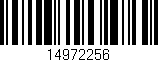 Código de barras (EAN, GTIN, SKU, ISBN): '14972256'