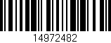 Código de barras (EAN, GTIN, SKU, ISBN): '14972482'