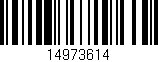 Código de barras (EAN, GTIN, SKU, ISBN): '14973614'
