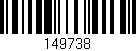 Código de barras (EAN, GTIN, SKU, ISBN): '149738'