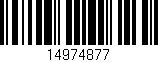 Código de barras (EAN, GTIN, SKU, ISBN): '14974877'