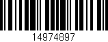 Código de barras (EAN, GTIN, SKU, ISBN): '14974897'
