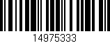 Código de barras (EAN, GTIN, SKU, ISBN): '14975333'
