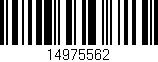 Código de barras (EAN, GTIN, SKU, ISBN): '14975562'