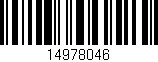 Código de barras (EAN, GTIN, SKU, ISBN): '14978046'