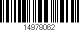 Código de barras (EAN, GTIN, SKU, ISBN): '14978062'