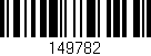 Código de barras (EAN, GTIN, SKU, ISBN): '149782'