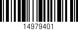 Código de barras (EAN, GTIN, SKU, ISBN): '14979401'