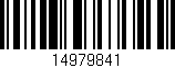Código de barras (EAN, GTIN, SKU, ISBN): '14979841'