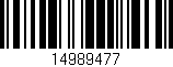 Código de barras (EAN, GTIN, SKU, ISBN): '14989477'