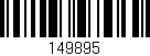 Código de barras (EAN, GTIN, SKU, ISBN): '149895'