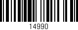 Código de barras (EAN, GTIN, SKU, ISBN): '14990'