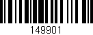 Código de barras (EAN, GTIN, SKU, ISBN): '149901'