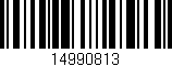 Código de barras (EAN, GTIN, SKU, ISBN): '14990813'