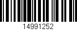 Código de barras (EAN, GTIN, SKU, ISBN): '14991252'